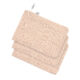 Muslin Wash Glove Set 3 pcs dots peach rose - umvacie rukavice