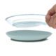Dish Set Glass/Silicone blue  (7205G.02)