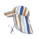 Sun Protection Flap Hat waves blue/nature 19-36 mon. - klobik