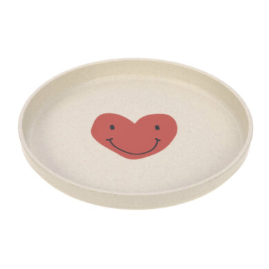 Plate PP/Cellulose Happy Rascals Heart  (7243C.08)