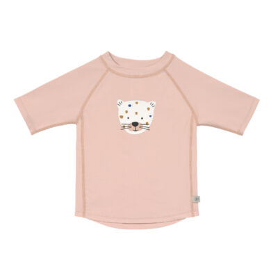 Short Sleeve Rashguard leopard pink 13-18 mon.  (7226.081)