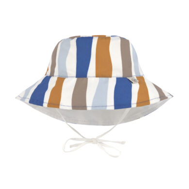 Sun Protection Bucket Hat waves blue/nature 19-36 mon.  (7289.057)
