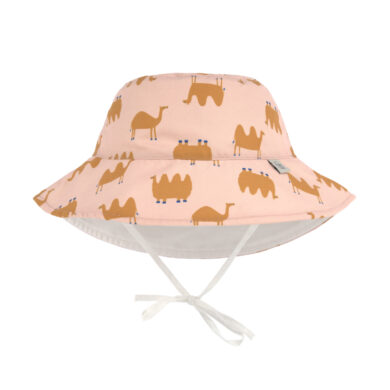 Sun Protection Bucket Hat camel pink 19-36 mon.  (7289.071)