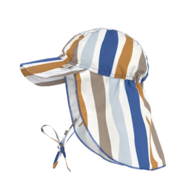 Sun Protection Flap Hat waves blue/nature 19-36 mon.  (7292.087)