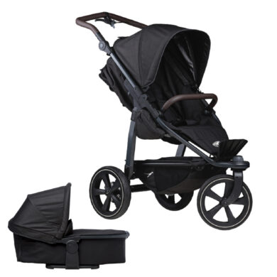 set Mono2 combi push chair-air chamber wheel 2024 black  (8267.310)