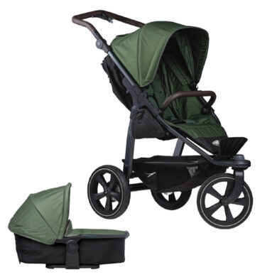 set Mono2 combi push chair-air chamber wheel 2024 olive  (8267.355)