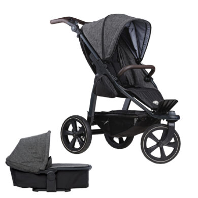 set Mono2 combi push chair-air chamber wheel 2024 prem. anthracite  (8267.411)